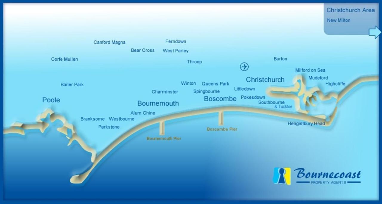 Apartamento Bournecoast - Stylish Flat With Balcony - Sea Views - 10 Min Walk To - Parking - Wifi - Fm8407